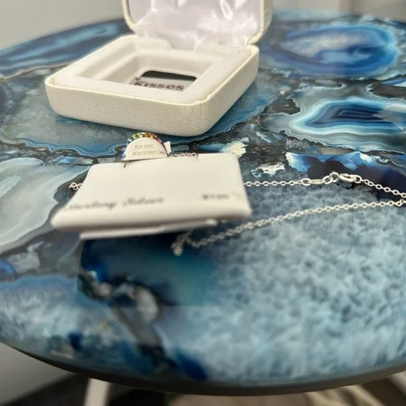 Sterling Silver Hershey’s Kiss Necklace - Picture 7 of 7